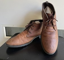 Hush Puppies Men  s Leather Shoes Size 10