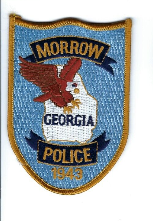 Morrow (Clayton County) GA Georgia 5th Issue Police patch - NEW! | eBay
