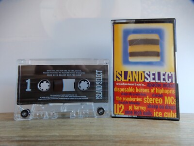 ISLAND SELECT STEREO MCS NINE INCHICE CUBE U2 MUSIK KASSETTE MC 1993 ISLAND 90s