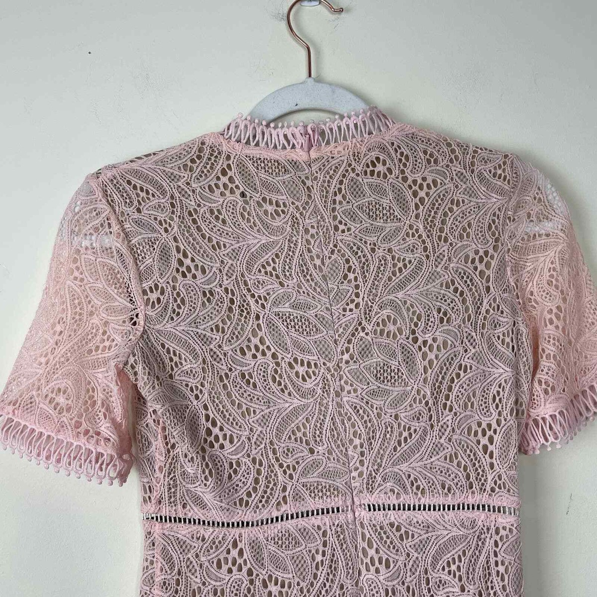 Bardot Pink Theodora Lace Sheath Mini Dress NWOT Size 4 / XS | eBay Bardot Pink Theodora Lace Sheath Mini Dress NWOT Size 4 / XS | eBay