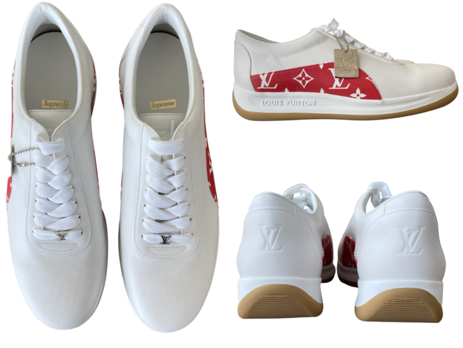 Louis Vuitton X Supreme Run Away Sneaker  Size 12 Available For Immediate  Sale At Sotheby's