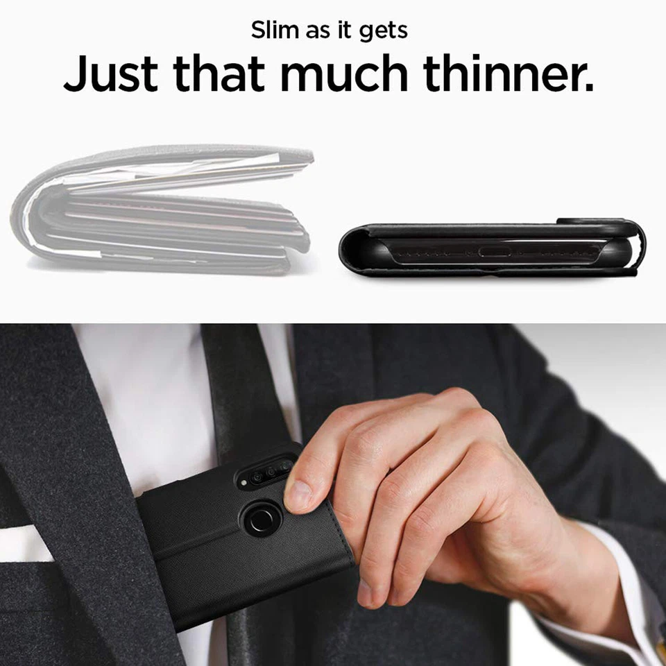 Funda de Teléfono para Huawei Mobile Smart 2021/P20 Pro/P30 Lite/P40 Cuero Cartera Estuche Foto 4 de 4