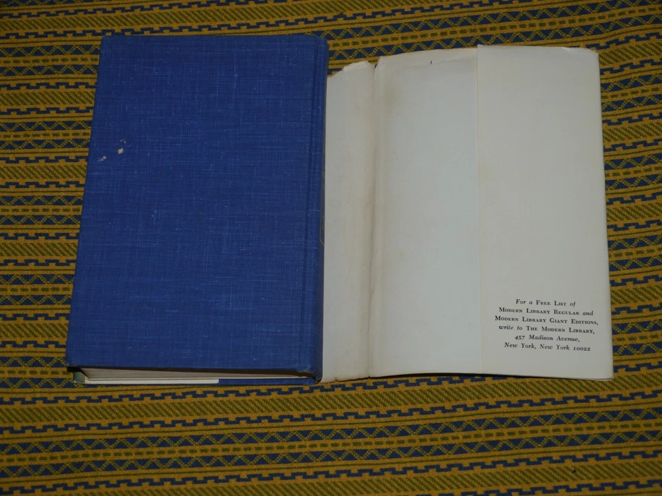 Herman Melville MOBY DICK Vintage Modern Library No 119 (1950) Hardcover + DJ Foto 2 de 4