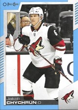 20-21 2020-21 OPC Jakob Chychrun BLUE BORDER INSERT #166-Coyotes