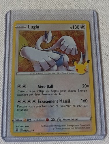 Carte Pokémon Shiny Lugia - Jeu Épée/Bouclier Pour Nintendo Switch - Neuve Scellée