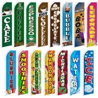 Drinks Advertising Feather Flag Swooper Flutter Sign Banner Lemonade Coffee Ice