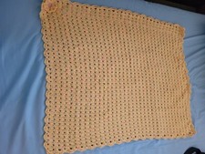 Hand Crocheted Baby Blanket Afghan Brand New One Of A Kind