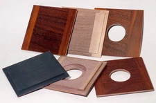 1  LENS BOARD3.75"x 3.75" (95x95mm)TYPE "B" - for GRAFLEX - Solid Wood/free hole