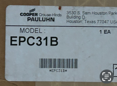 Pauluhn Electric EPC31B Globe Guard Max 200W 250V new unopened box