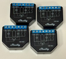 4X Shelly Plus 2PM Power Metering Switch 2x8 A WI-FI, Bluetooth & Roller Shutter