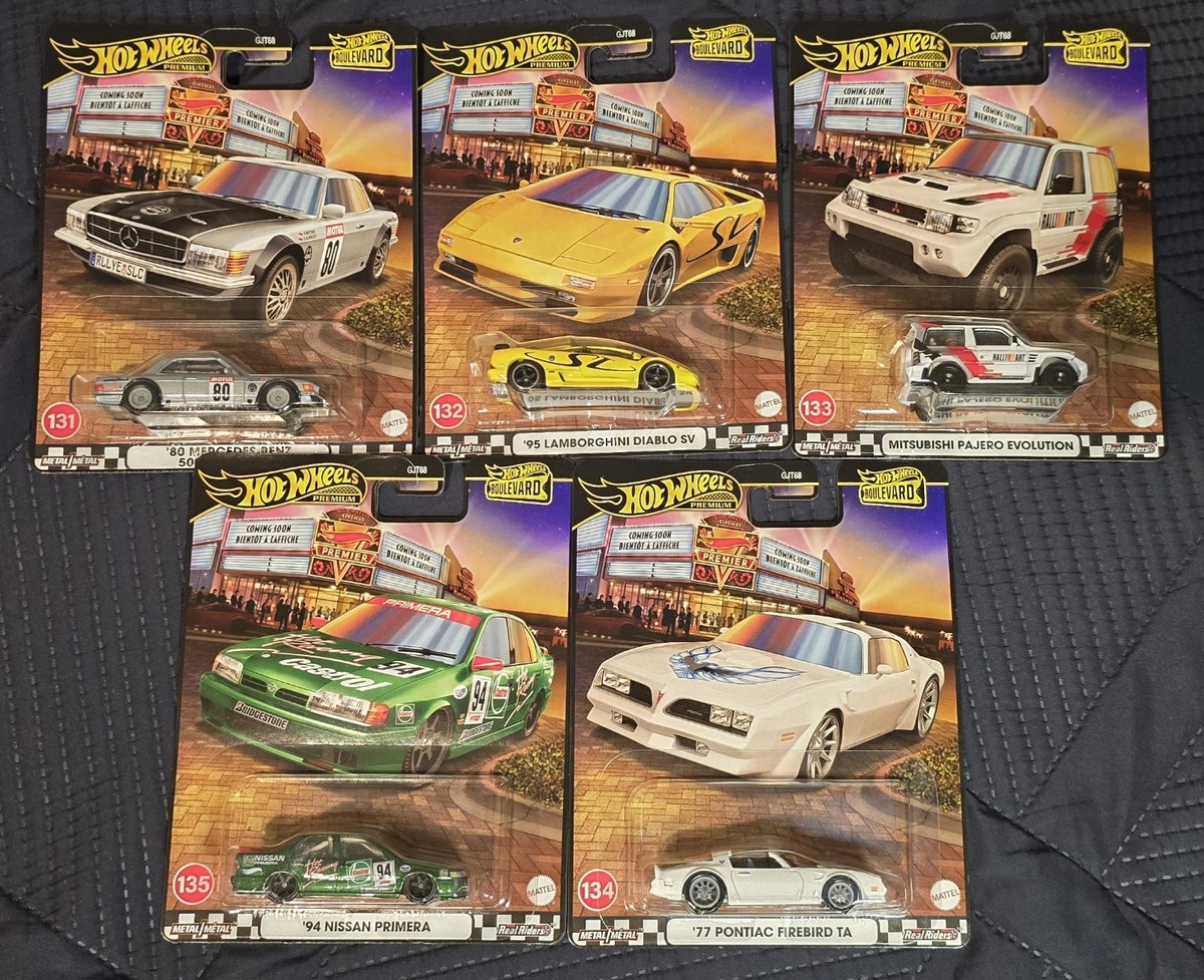 Hot Wheels Boulevard 2025 Serie Completa 5 Pezzi 131-135 1:64 GT Metal Multicolor - Foto 2