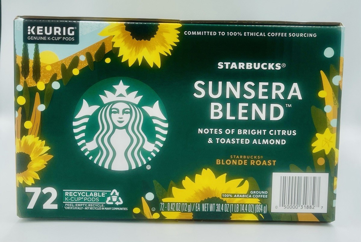 Starbucks Sunsera Blend Coffee K-cups, 72 ct. 2-16-2026 BNIB | eBay
