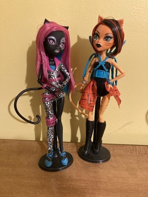 Monster High Fierce Rockers Toralei Stripe & Catty Noir