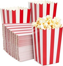 100 Pack Mini Popcorn Boxes 3.3x5.6 Inch, 20 oz Red & 100 Count (Pack of 1) 