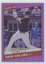 2020 Panini Donruss Retro 1986 Variations Holo Purple Zack Collins #247 uk2