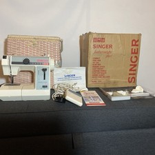 Vintage Singer Compact Featherweight Sewing Machine Model 324 With Original Box