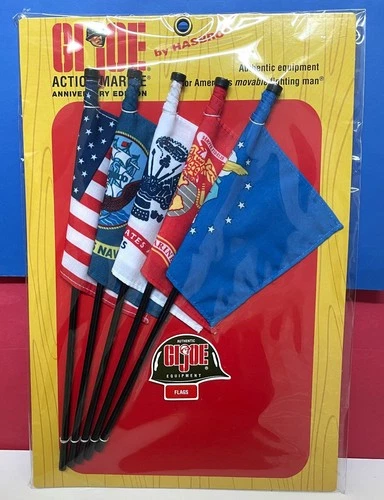 GI Joe - 40th Anniversary - Flags Set "Excellent Condition" - Detailed Photos