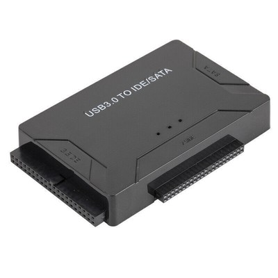 USB 3.0 to IDE&SATA Converter External Hard Drive Adapter 2.5'' 3.5Inch Cable Kit