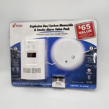 Kidde KN-COEG-3 Plug-in Carbon Monoxide Explosive Gas & Smoke Alarm Set New