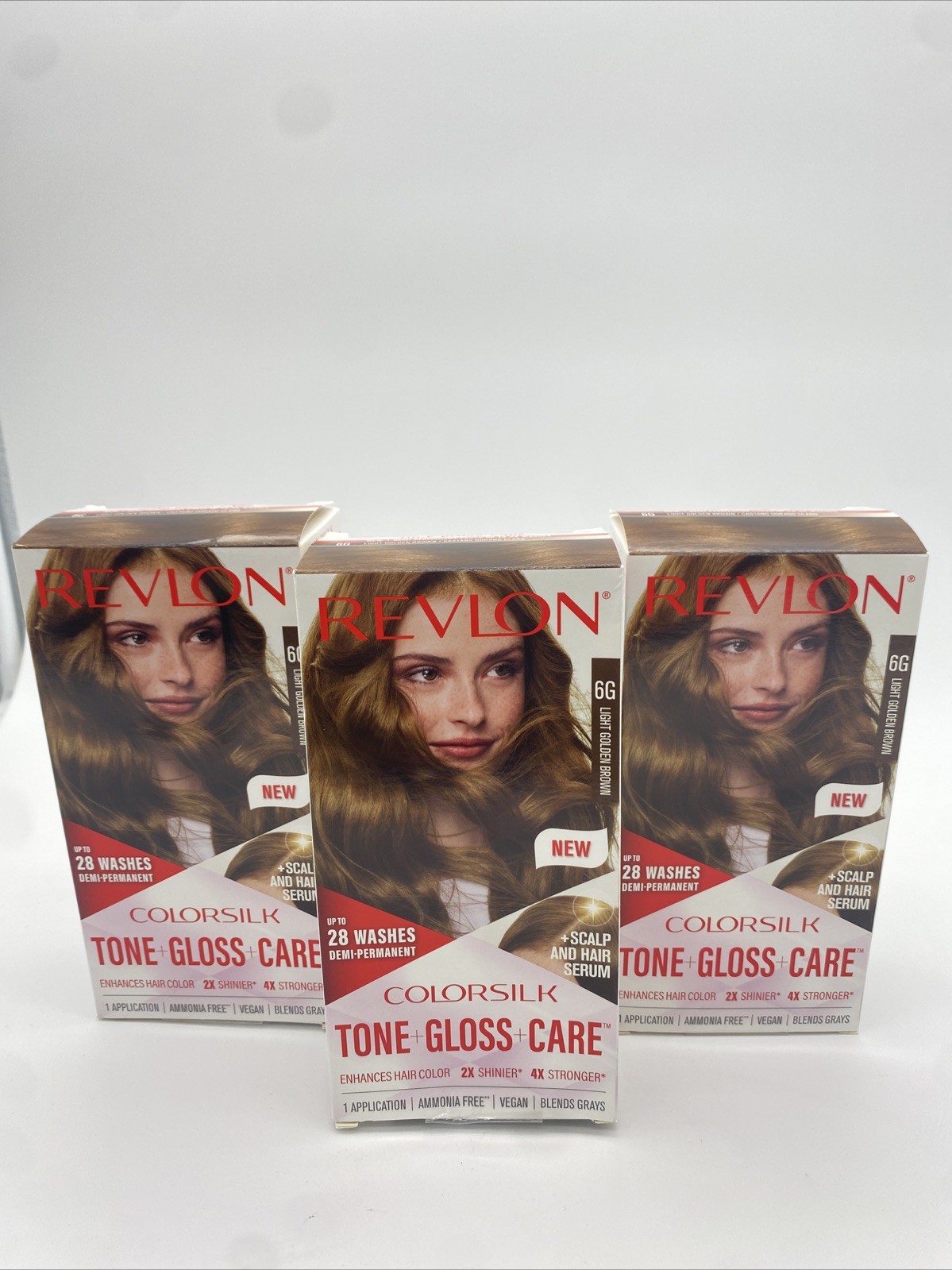 Silk - Demi-permanent Hair Dye - #6g Light Golden Brown