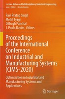 Proceedings Of The International Conference On Industrial And Manufacturing...
