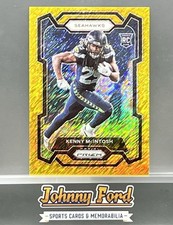 Kenny McIntosh 2023 Panini Prizm Gold Shimmer Prizm Rookie #03/10 Seahawks #391