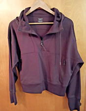 Women s Old Navy Active dynamic fleece 1/2 zip pullover hoodie size L
