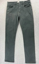 Flint and Tinder Huckberry Straight Fit 5 Pocket Pants (Men's34x36) Green