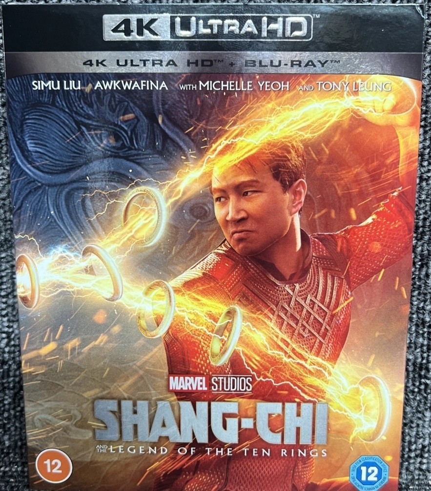 SHANG CHI & THE LEGEND OF THE TEN RINGS [4K UHD+BLU-RAY] NEW SEALED + SLIPCOVER