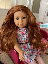 American Girl Doll With Sofa & Bath