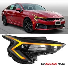 LED Headlight Passenger Side Assembly for 2025-2026 Kia K5 EX LXS GT OE Style