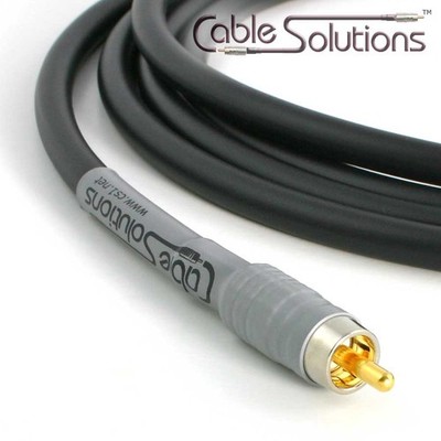 Cable Solutions Signature Series 77 Subwoofer Interconnect Cable 24m