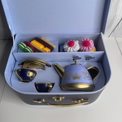 Disney Cruise Line DCL Royal Court Royal Tea Metal Tea Set Children Princess