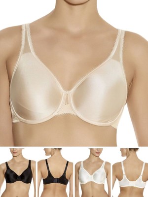 Wacoal Basic Beauty BH Vollfigur Bügel-BHs nahtlos schwarz nackte Dessous
