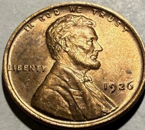 1926 P Lincoln Wheat Cent - AU RD - #982