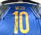 Lionel Messi / Autographed Argentina Adidas World Cup Soccer Jersey / ICONS PSA