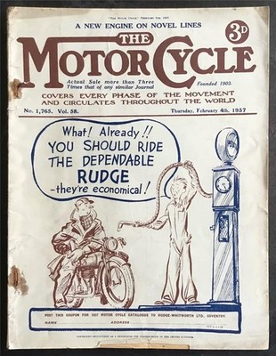 The MOTOR CYCLE Magazine 4 FEB 1937 #1765 IMPERIAL 500 MILE TRIP