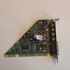 HP 5064-2620 Aztech AZT2320 PCI Sound Card Audio Adapter D5182-63001 Untested