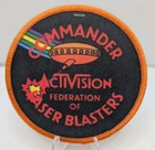 Atari Video Game Vintage 80's Activision Award Patch - Laser Blast Commander