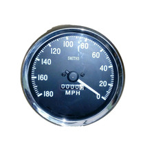 Smiths Replica Speedometer 180 MPH Anti Clock wise 85 mm M18x1.5 thread