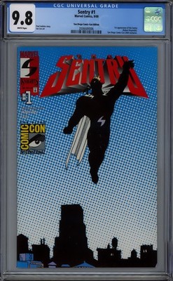 Sentry #1 2000 CGC 9.8 White Pages San Diego Comic-Con 1st Sentry Marvel