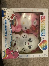 Hello Kitty and Friends x Care Bears Cheer Bear Plush Set Duo Brand New