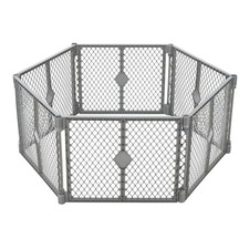 Best MyPet Petyard 5.5 Ft. Wide Customizable Folding Dog Playpen Indoor/Outdoor.