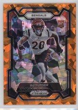 2023 Panini Prizm Rookies Orange Ice Prizm DJ Turner #319 5u3