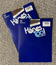 Vtg. Hanes Too! Pantyhose Reinforced Toe 116 Style Size E-F Barely There 2 Pairs