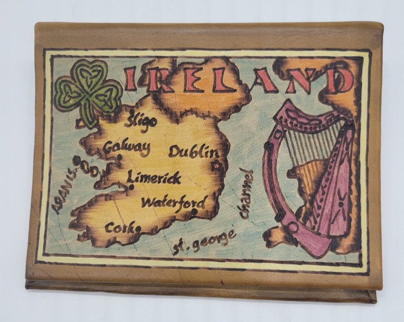 Painted Map Of Ireland Small Photo Album