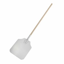 Winco APP-52 Aluminum Pizza Peel Wooden Handle 12x14 Blade 52 OL