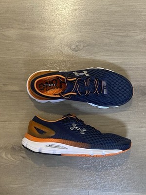 Under Armour Speedform Gemini 3 Sneakers Athletic Shoes Blue Orange Women Size 9