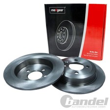 2x MAXGEAR BREMSSCHEIBEN 259mm VOLL HINTEN passend für MINI | 19-1957