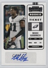 2022 Panini Contenders Rookie Ticket Mario Goodrich #295 Auto 1t2c